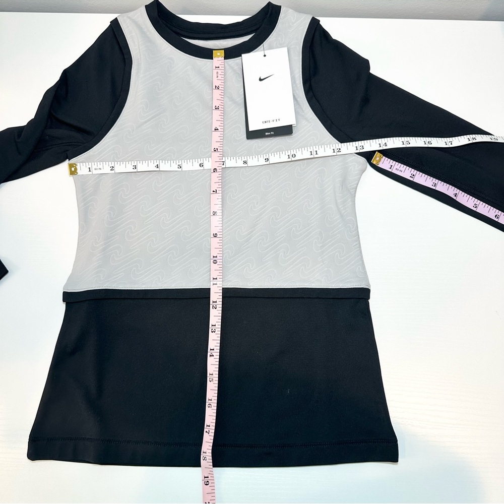 Nike Pro Dri-FIT Big Kids' (Girls) Long-Sleeve Training Top - Picture 13 of 14